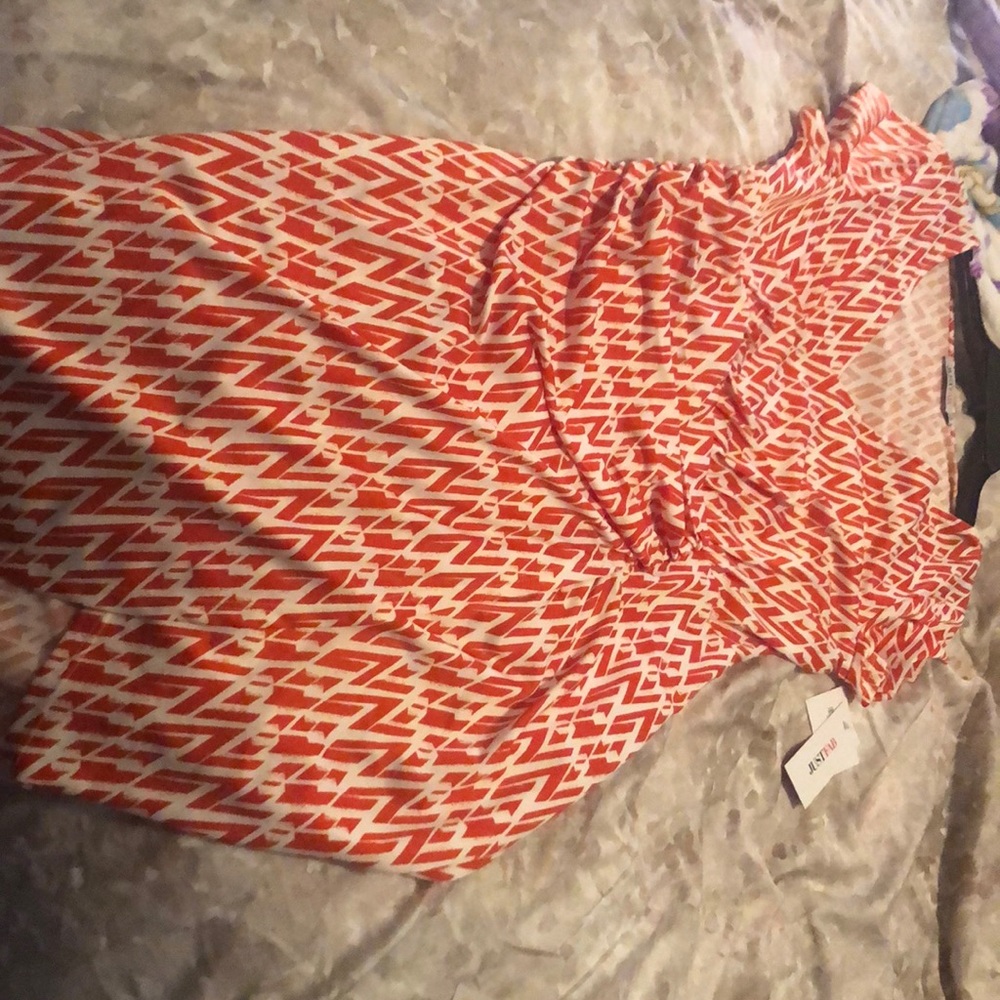 Orange dress